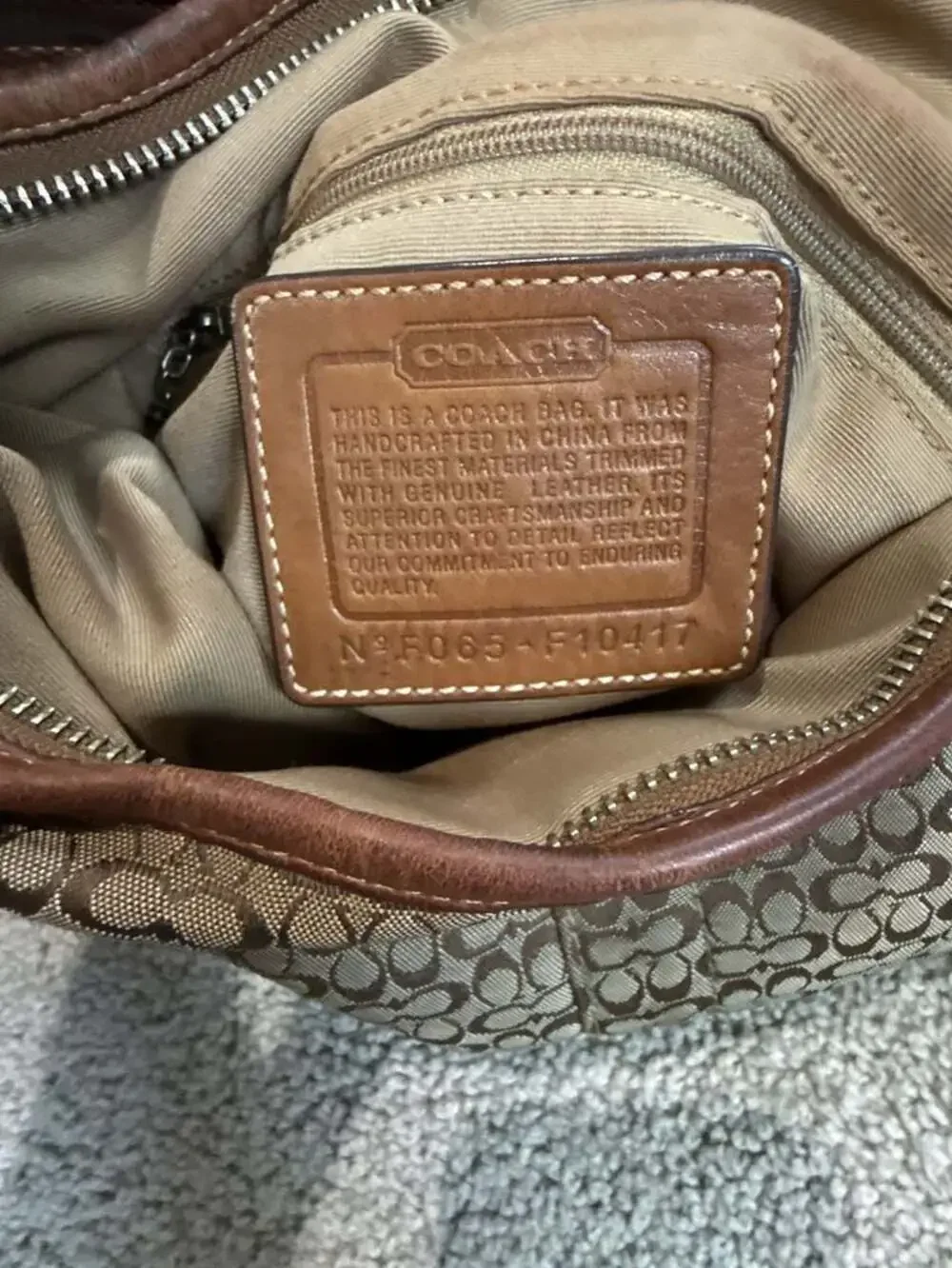 Coach f10417 crossbody